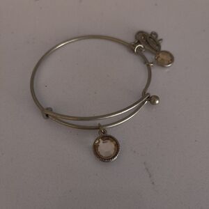 Vintage Alex & Ani Gold-Tone Charm Bracelet